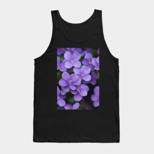 Beautiful Violet Flowers, for all those who love nature #131 Tank Top